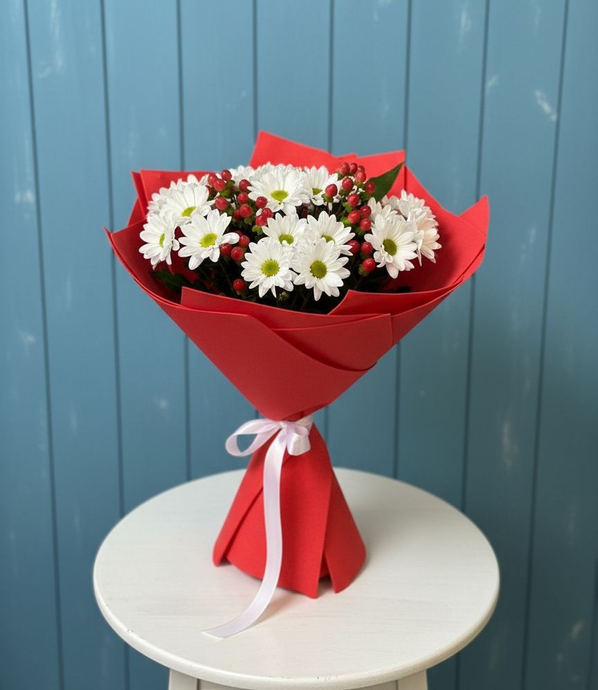 Букет цветов из: Хризантемы в Антипихе