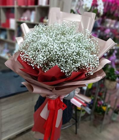 Букет цветов из: Гипсофила в Антипихе