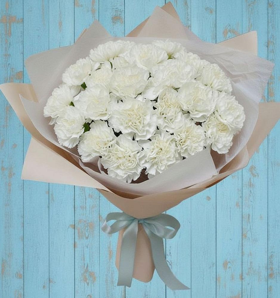 Букет цветов из: Гвоздики в Антипихе