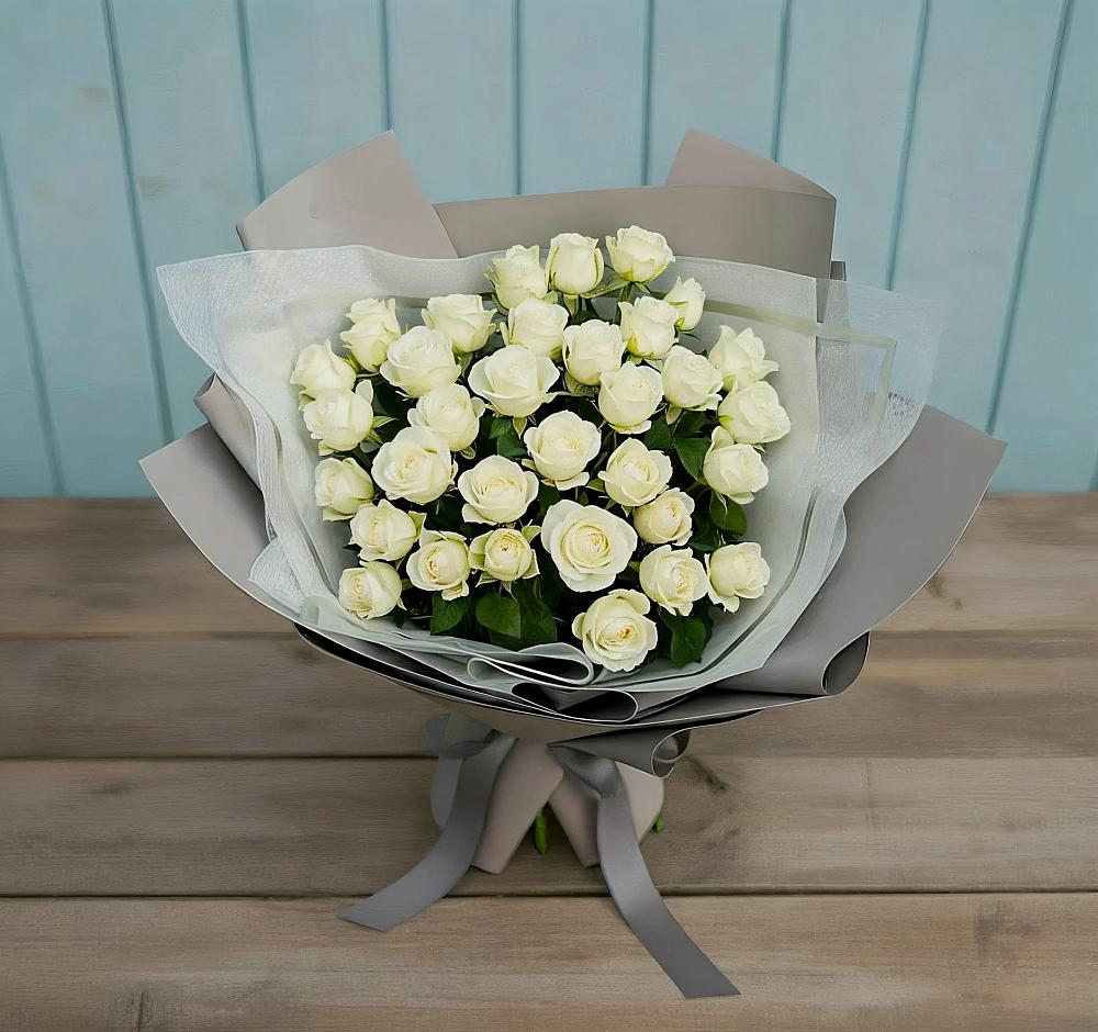 Букет Белоснежная нежность в Антипихе