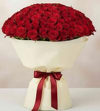Букет 101 Красная роза Милано в Антипихе