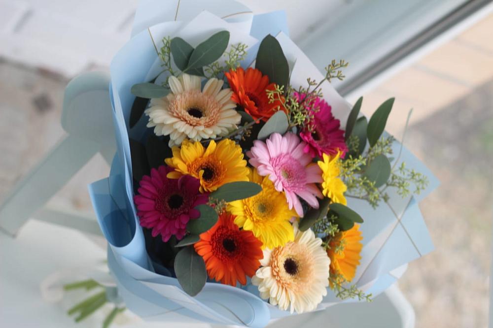 Букет цветов из: Герберы в Антипихе