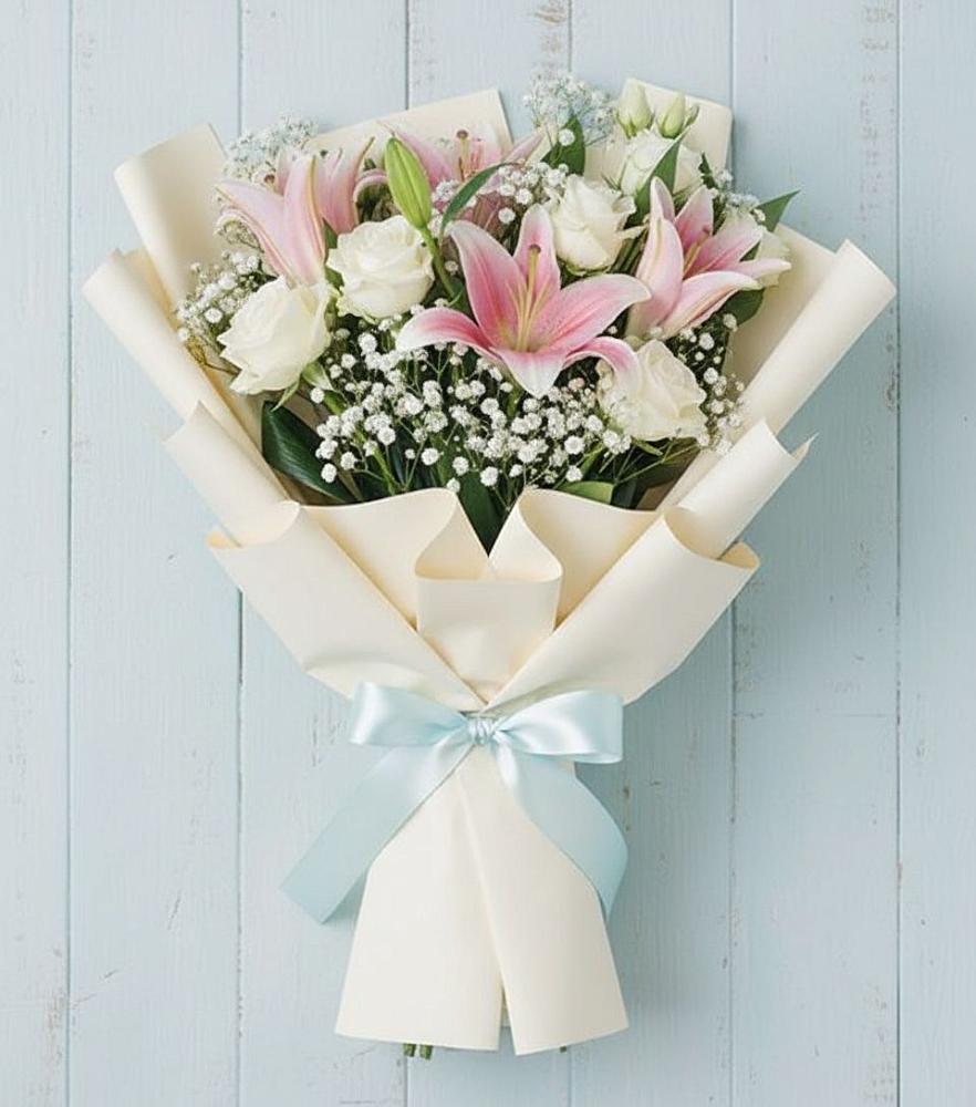 Букет цветов из: Лилии в Антипихе