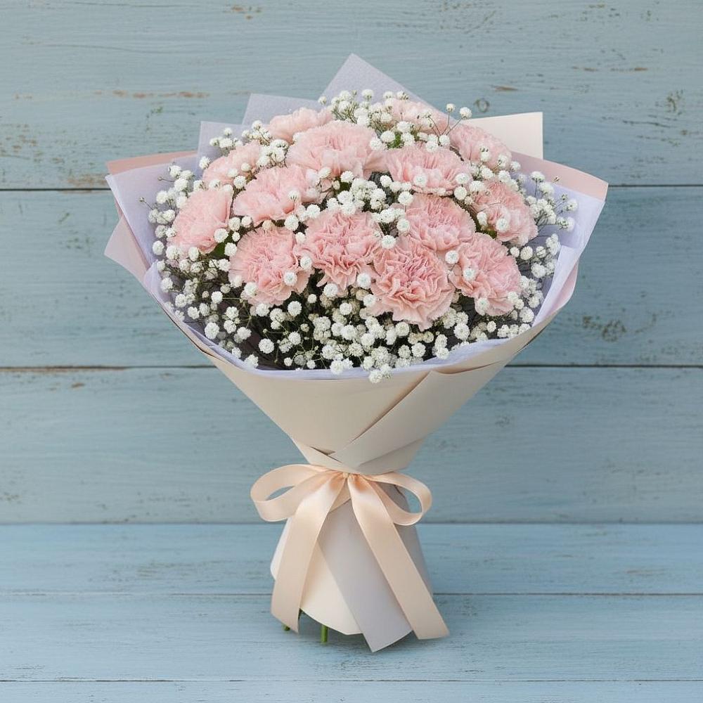 Букет цветов из: Гвоздики в Антипихе