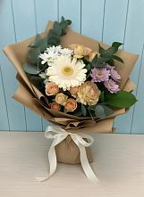 Букет цветов из:  Герберы и Хризантемы в Антипихе