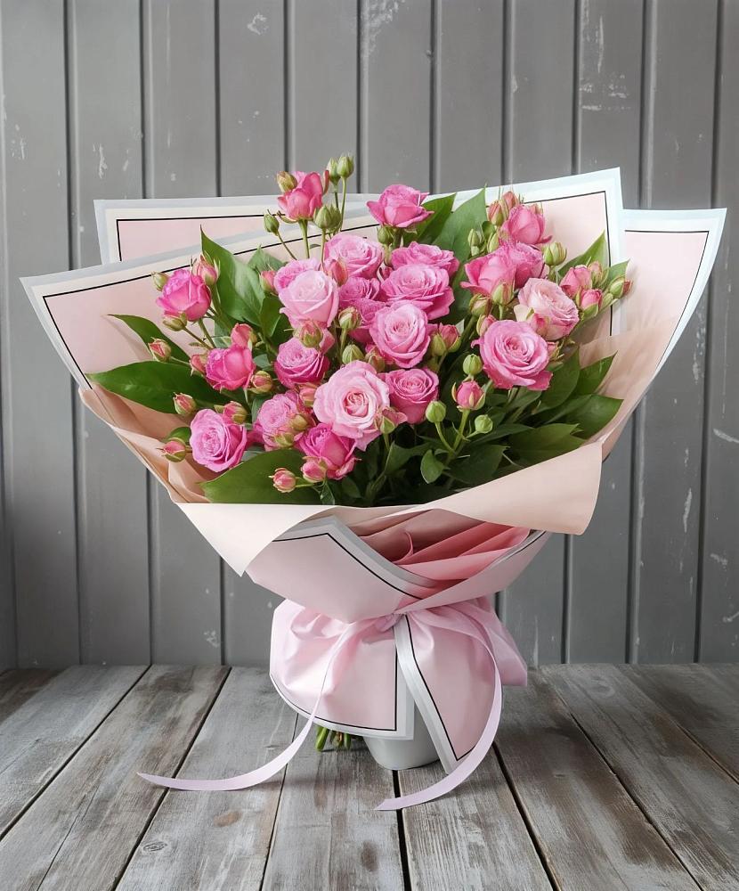 Букет Розовый кустик в Антипихе