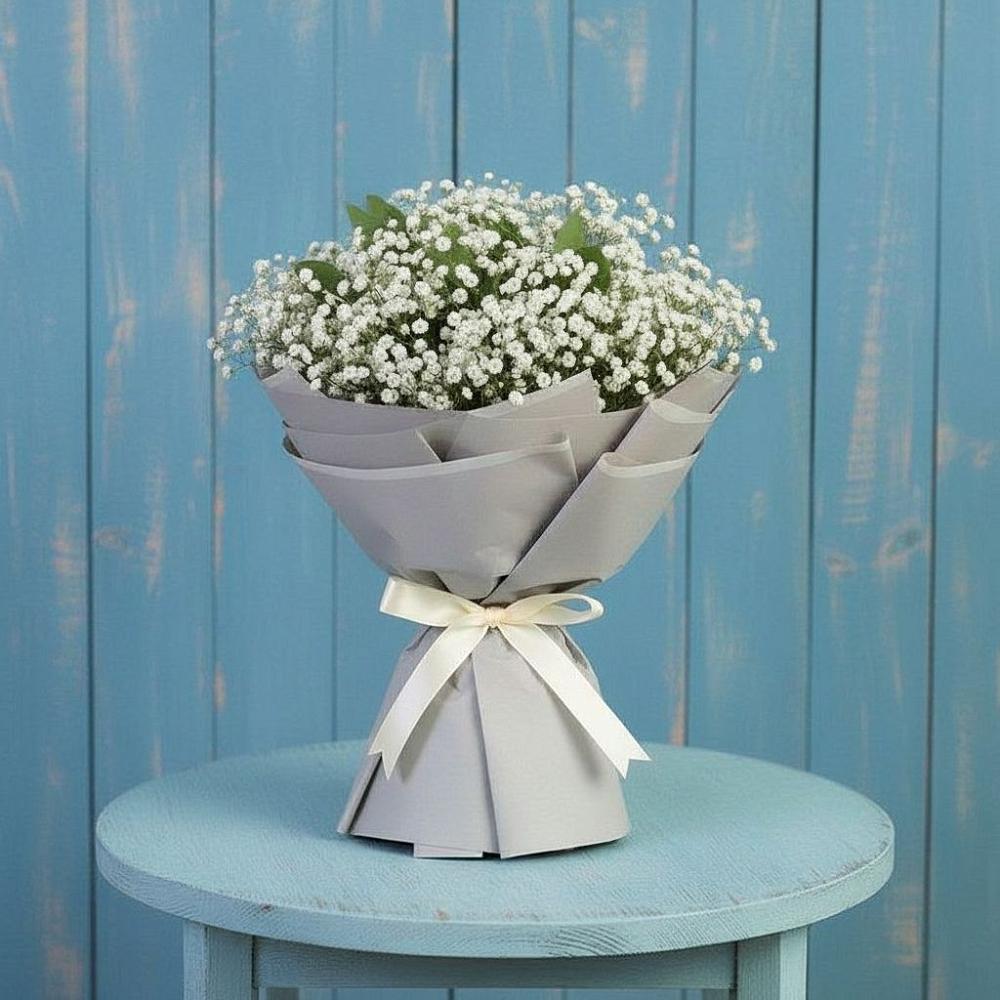 Букет цветов из: Гипсофила в Антипихе