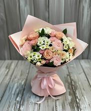 Букет цветов из:  Гвоздики, Розы и Хризантемы в Антипихе