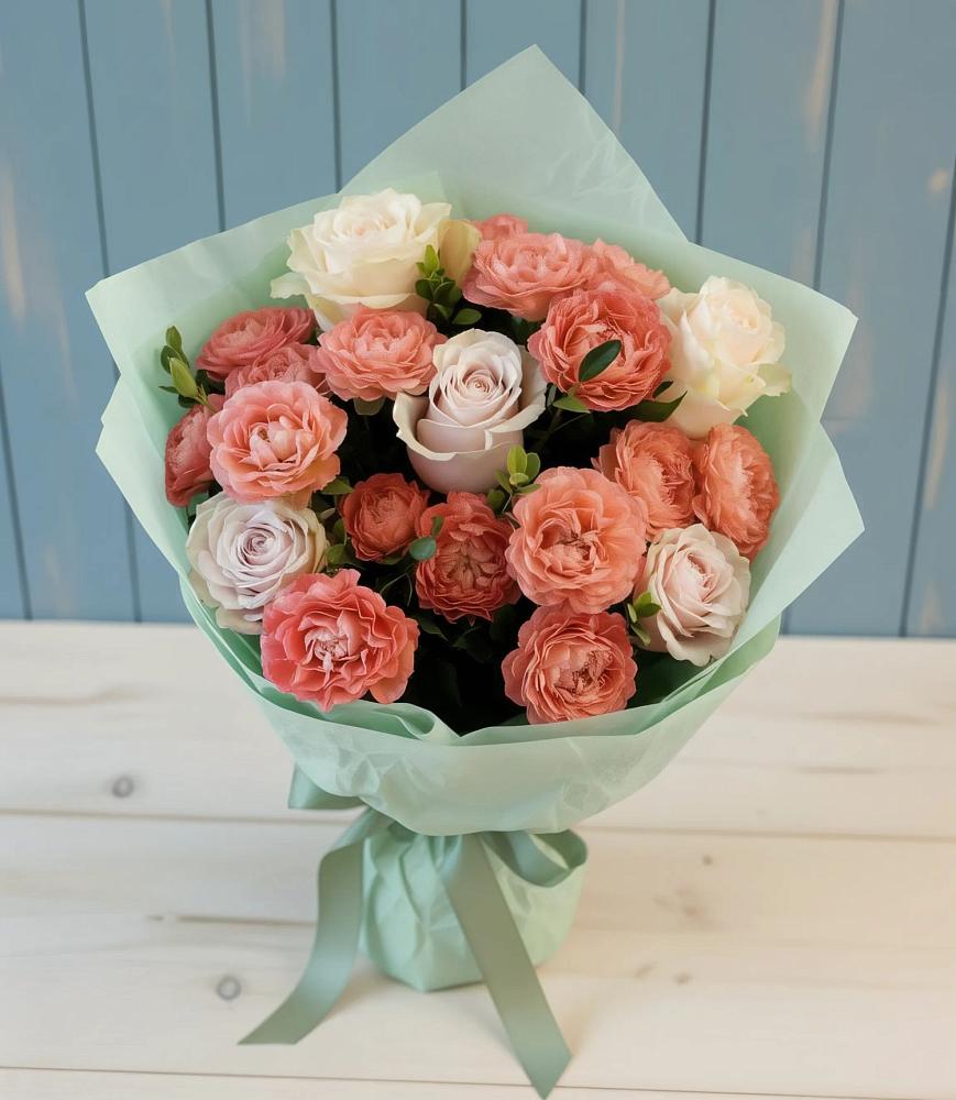 Букет цветов из: Розы в Антипихе