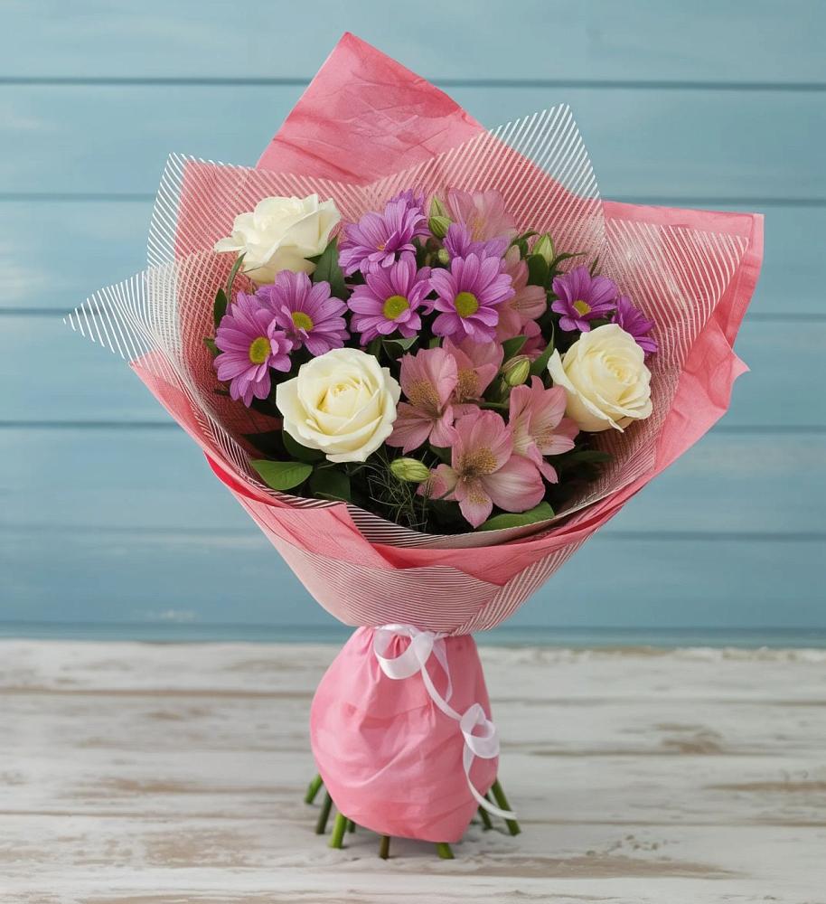 Букет цветов из: Герберы в Антипихе