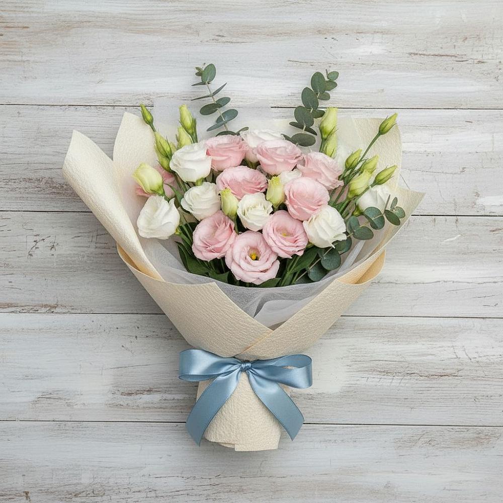 Букет цветов из: Лизиантусы в Антипихе